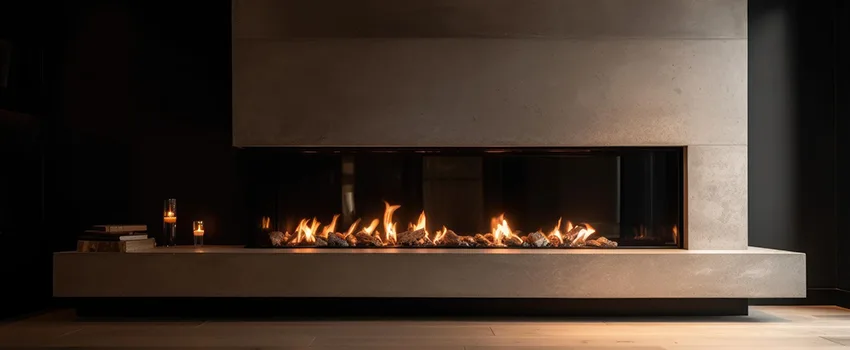 Gas Fireplace Ember Bed Design Services in San Marcos, California