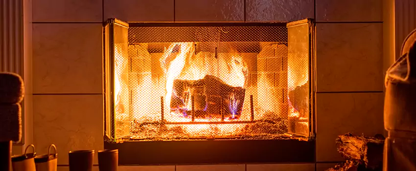 Mendota Hearth Landscape Fireplace Installation in San Marcos, California
