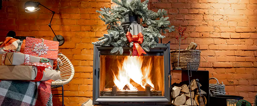 Travis Industries Linear Gas Fireplace Installation in San Marcos, California