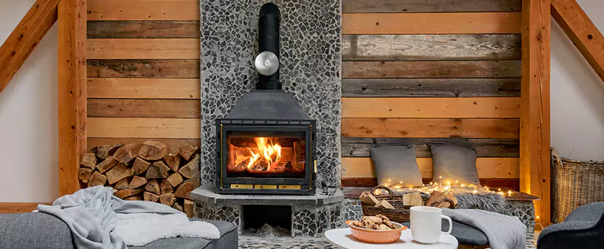 Thelin Hearth Products Direct Vent Gas Stove Fireplace Inspection in San Marcos, California